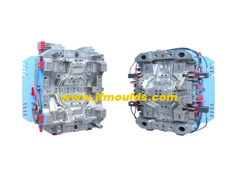 Limit pins and springs of the mold