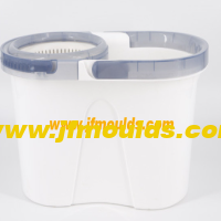Plastic mop bucket mold
