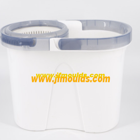 Plastic mop bucket mold