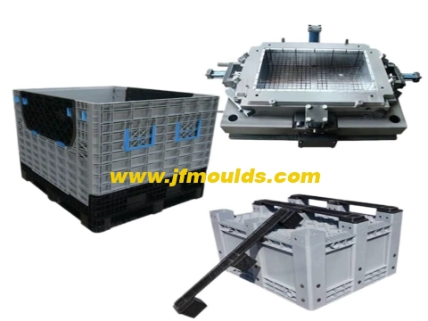 The positioning ring and screws of the mold