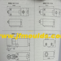 The limit switch of the mold