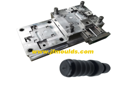 Exhaust through the vent plug and vent valve of the mold