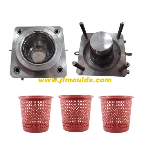 Plastic trash can mold